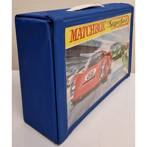 868 - A vintage 'Matchbox Superfast' carrycase, with 24 matchbox cars.