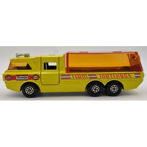 870 - A pair of original, boxed 'Matchbox models - Racing Car Transporter & Lightning Racing Car', model n... 