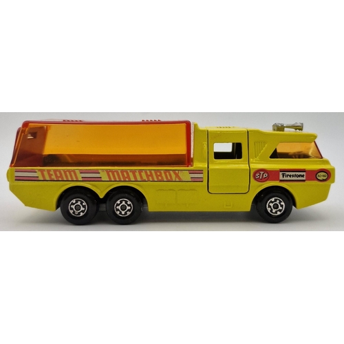 870 - A pair of original, boxed 'Matchbox models - Racing Car Transporter & Lightning Racing Car', model n... 