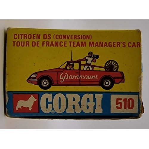 875 - An original, boxed 'Corgi Whizzwheels - Citroen DS Tour de France Team Manager's Car', model no. 510... 