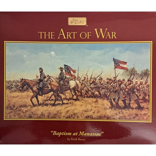 889 - A rare, mint & boxed, limited-edition set by W.Britain - The Art of War 'Baptism at Manassas'. Model... 