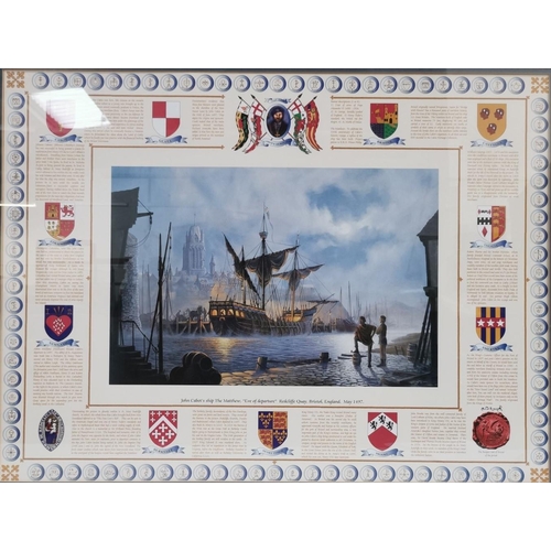 902 - A framed print, by Donald Macleod - 'Eve Of Departure'. Framed dimensions (cm) H68, W85.