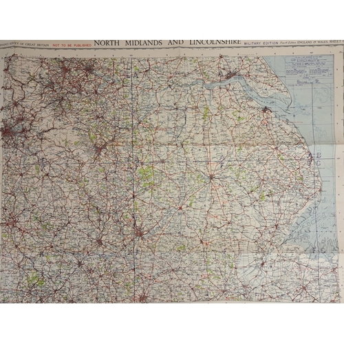 684 - A collection of eleven, Military Edition regional maps of England & Wales.