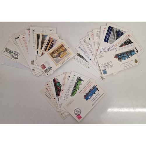 713 - A collection of thirty rail-themed first day covers.