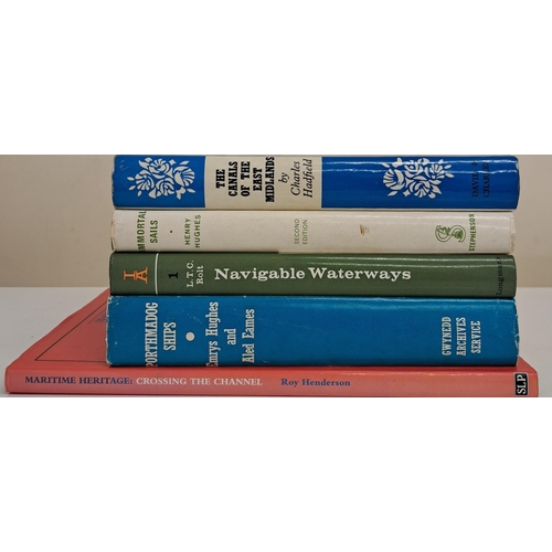 726 - A collection of five books, all related to UK waterways, sailing etc.