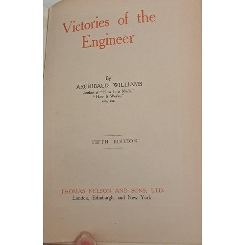 731 - A collection of six, early 20th century editions, of railway related books, by Archibald Williams. T... 