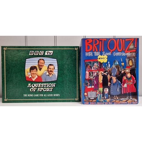 740 - Two boxed quiz games - 'A Question of Sport' & 'Brit Quiz'. Unchecked for completeness.