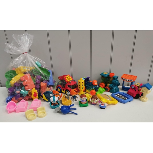 788 - A mixed selection of baby toys. To include Fisher Price, Duplo etc.