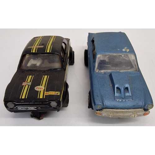 796 - Two playworn, vintage Scalextric cars.