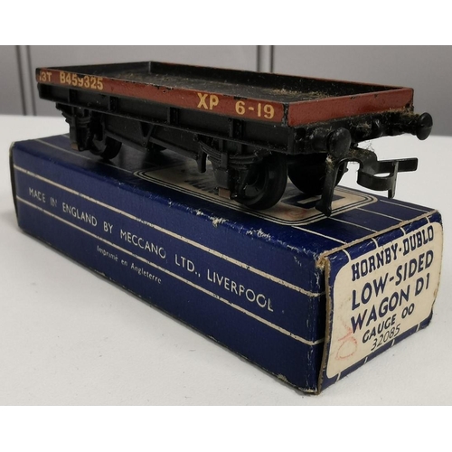 807 - A collection of nine, boxed Hornby-Dublo wagons. To include: 8-ton Cattle Wagon B.R.; 6 UGB Coal Wag... 