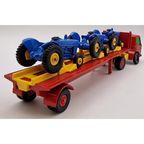 866 - An original, boxed 'Matchbox - Ford Unit with Trailer & Tractors', model no. K-20.