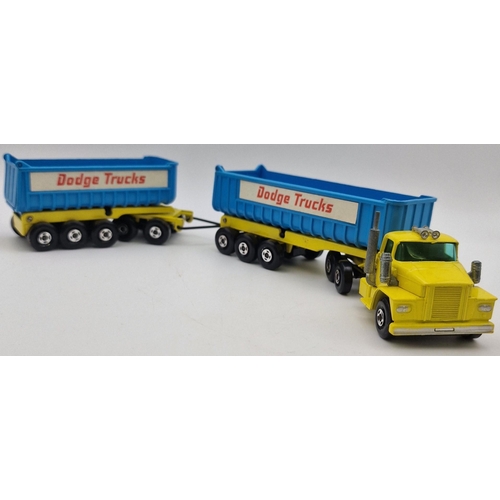 867 - An original, boxed 'Matchbox Super Kings -  Dodge Tractor with Twin Tippers', model no. K-16.