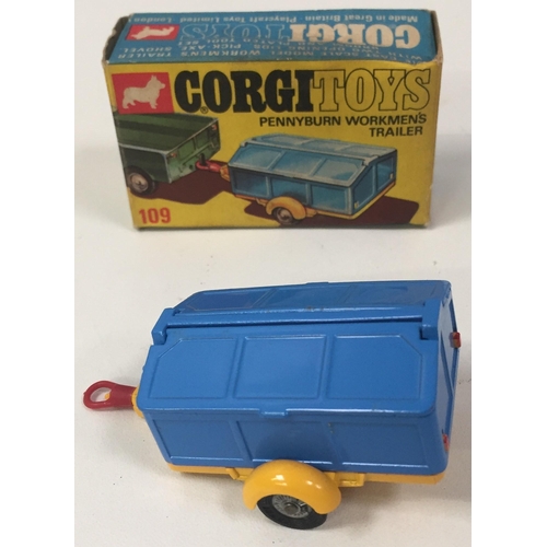 880 - Corgi 109 - 'Pennyburn Workmens Trailer'. Complete with original box. Model in an excellent conditio... 