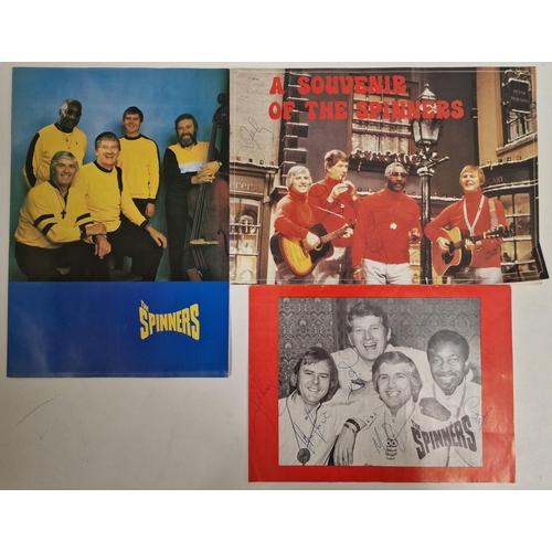 5003 - The Spinners - a collection of six vinyl albums & three booklets. Two album covers & two booklets au... 