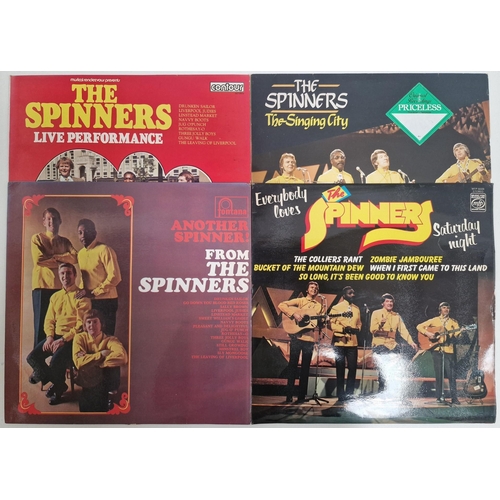 5003 - The Spinners - a collection of six vinyl albums & three booklets. Two album covers & two booklets au... 