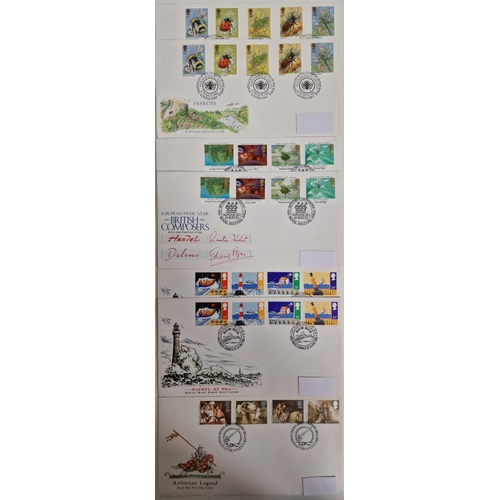 5118 - A collection of nineteen GB first day covers (1980's).