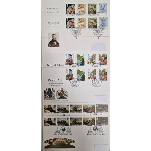 5118 - A collection of nineteen GB first day covers (1980's).