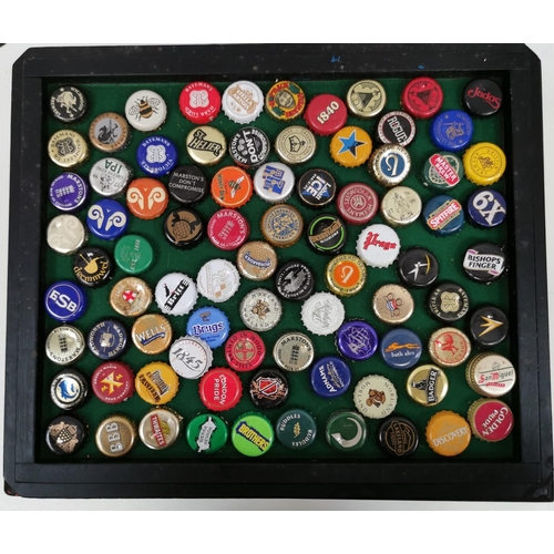 6211 - A collector's set of drawer trays, with a large collection of breweriana. To include bottle openers,... 