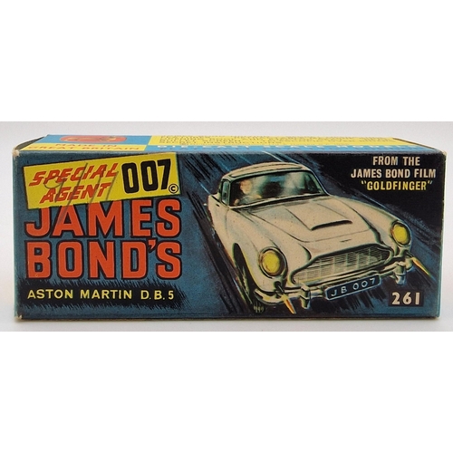 3752 - A boxed, mid 1960's, Corgi James Bond's Aston Martin DB5. Complete with original box & secret instru... 