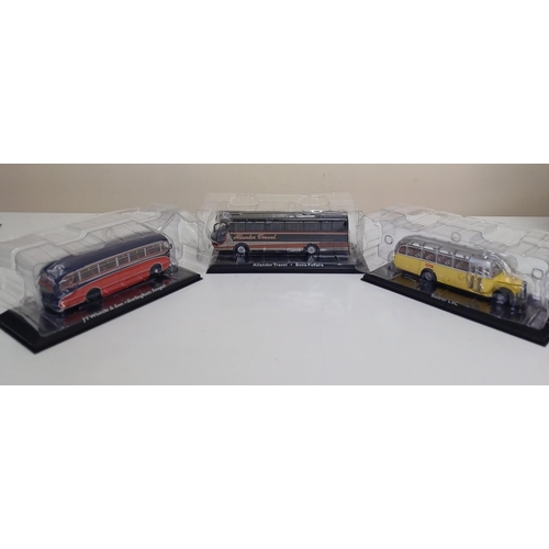 3776 - A collection of ten Atlas Editions buses & coaches. To include model no's 4642 - 101/102/103/104/105... 