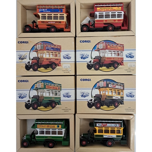 3794 - A collection of four Corgi Classics Thornycroft buses. To include model no's 96989/96992/96993/96996... 