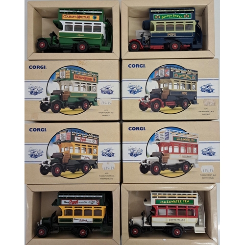 3795 - A collection of four Corgi Classics Thornycroft buses. To include model no's 96991/96992/96994/96996... 