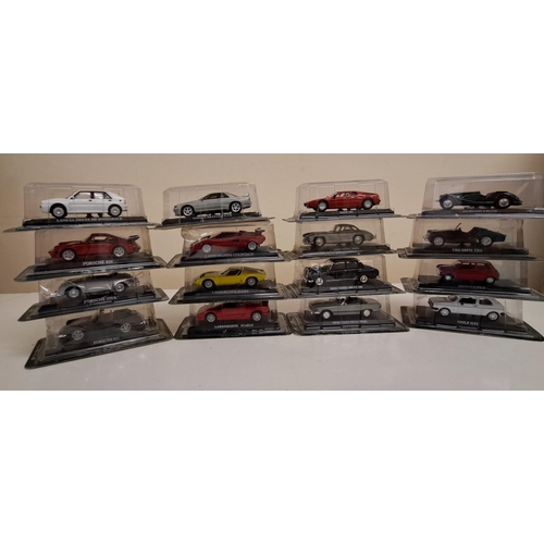 3802 - A collection of sixty-nine model cars from the Del Prado Ultimate Car Collection.