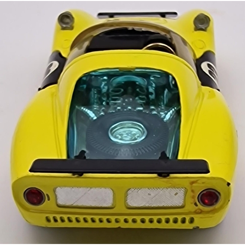 3817 - An early-boxed, original Corgi Ferrari 206 Dino Sport, in yellow. Model no.344.