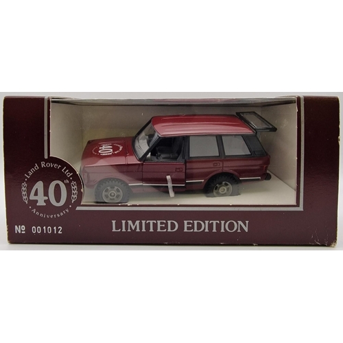 3822 - A boxed, limited edition Corgi Range Rover 40th Anniversary model, with limited edition sleeve.  Mod... 