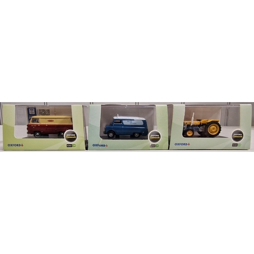 3827 - A collection of twelve boxed/as new, 1:76 scale Oxford Diecast commercial model vehicles.