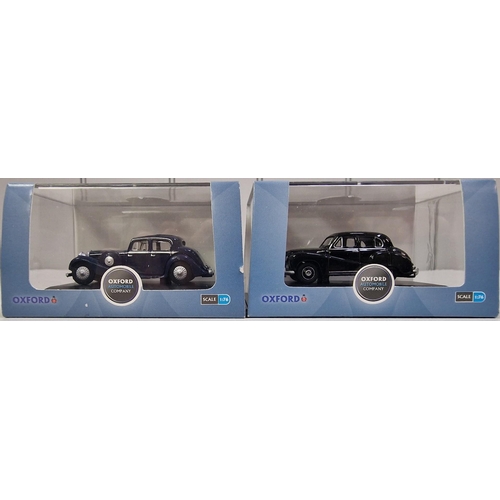 3830 - A collection of eleven boxed/as new, 1:76 scale Oxford Diecast model vehicles.