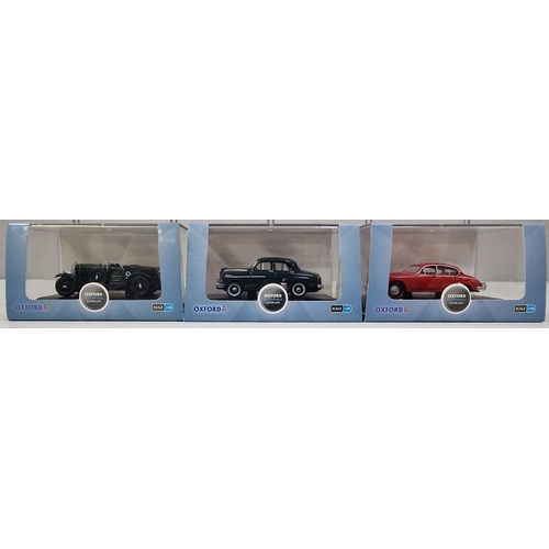 3831 - A collection of twelve boxed/as new, 1:76 scale Oxford Diecast model vehicles.