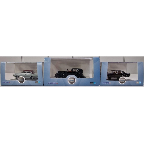 3831 - A collection of twelve boxed/as new, 1:76 scale Oxford Diecast model vehicles.