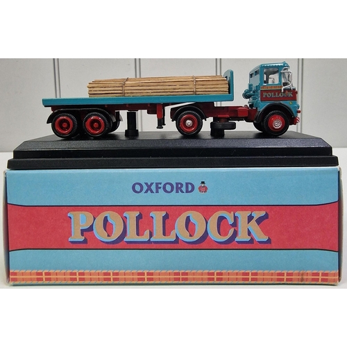 3833 - A collection of three boxed/as new, 1:76 scale Oxford Diecast haulage model vehicles, together with ... 