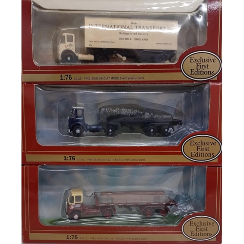 3838 - A collection of three boxed, 1:76 scale EFE commercial vehicles. To include model no's 19304/19306/1... 