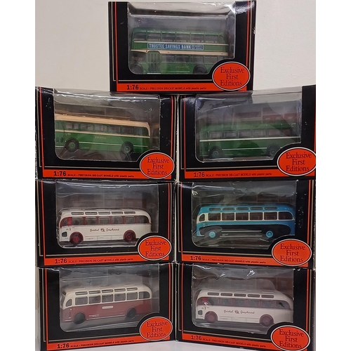 3842 - A collection of seven boxed, 1:76 scale EFE coaches. To include model no's 14006/16201(x2)/16204/162... 