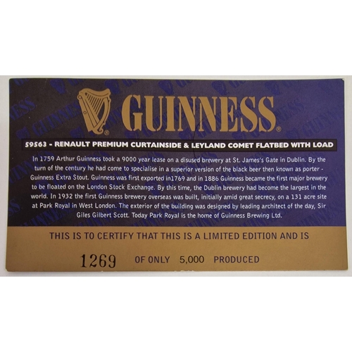 3846 - Corgi Classics limited edition Past & Present Guinness set of two vehicles. Model no. 59563.