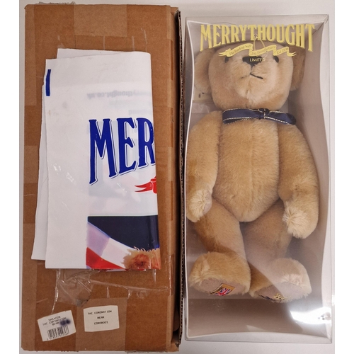 A Merrythought Queen Elizabeth II Coronation Bear. Complete with