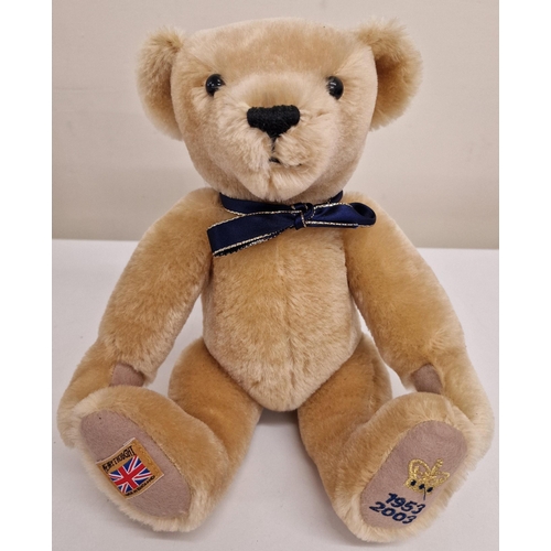 A Merrythought Queen Elizabeth II Coronation Bear. Complete with