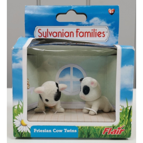 4408 - Sylvanian Families Friesian Cow Twins.  Manufacturer/Model No: Flair 4169.  Unchecked for completene... 