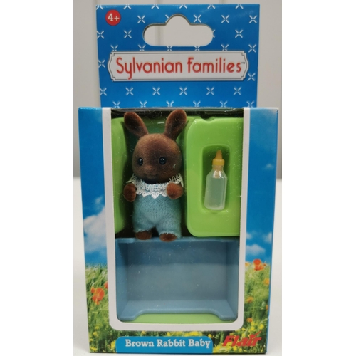 4413 - Sylvanian Families Brown Rabbit Baby.  Manufacturer/Model No: Flair 4119.  Unchecked for completenes... 