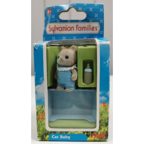 4418 - Sylvanian Families Cat Baby - blue.  Manufacturer/Model No: Flair 4069.  Unchecked for completeness.