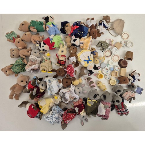 4421 - A collection of approximately 40 unboxed Sylvanian Family figures, many with accessories. To include... 