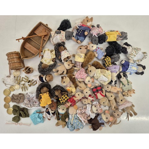 4423 - A collection of approximately 35 unboxed Sylvanian Family figures, many with accessories. To include... 