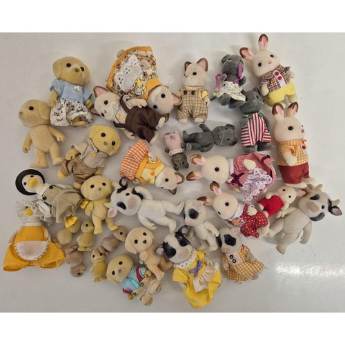 4426 - A collection of approximately 30 unboxed Sylvanian Family figures. To include dogs, mice, rabbits, c... 