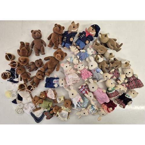 4427 - A collection of approximately 35 unboxed Sylvanian Family figures, many with accessories. To include... 