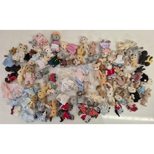 4438 - A collection of approximately 80 unboxed Sylvanian Family figures, many with accessories. To include... 