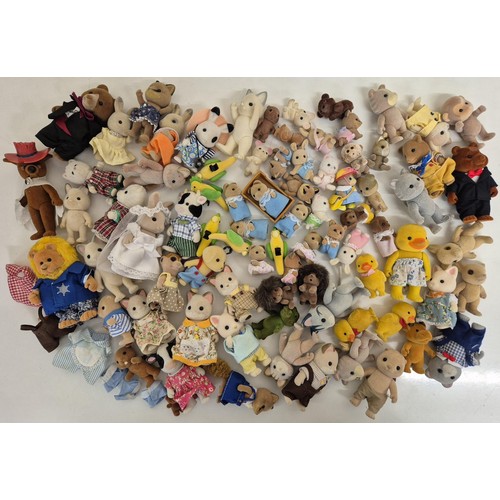 4442 - A collection of approximately 80 unboxed Sylvanian Family figures, many with accessories. To include... 