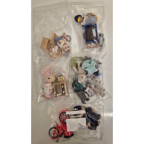 4443 - A collection of approximately 19 unboxed Sylvanian Family sets & one boxed figure.