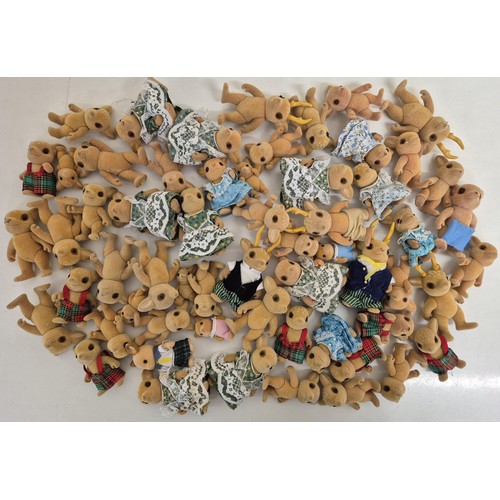 4450 - A collection of approximately 60 unboxed Sylvanian Family reindeer figures.